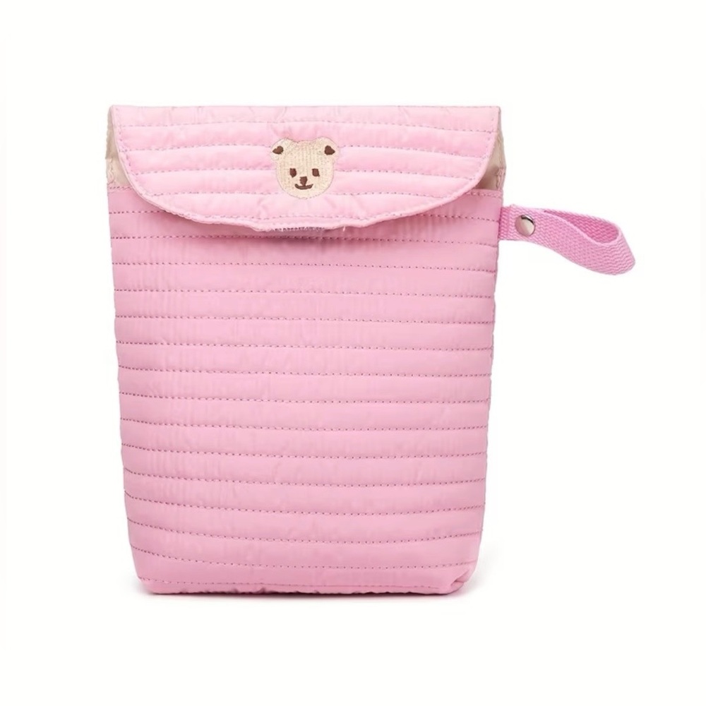 Pink  NWOT Baby Cloth Diaper Bag, Convenient for Travel